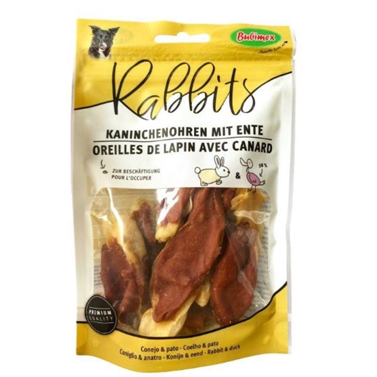 Picture of Bubimex Rabbit Ears with Duck | Natural Chew Treats for Dogs